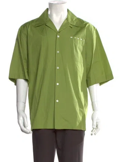 Pre-owned Marni Short Sleeve Shirt W/ Tags In Green