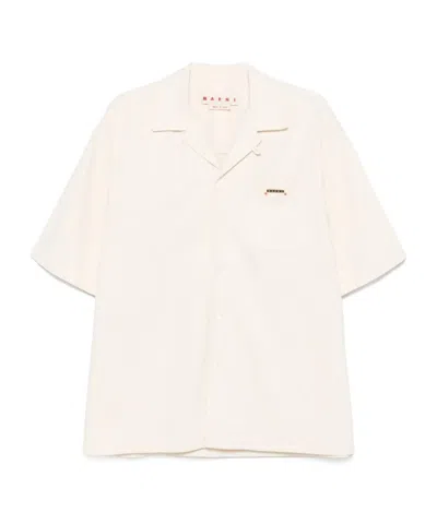 Marni Short Sleeve Shirt In White