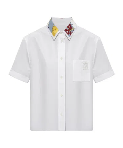 Marni Short Sleeve Shirt In White