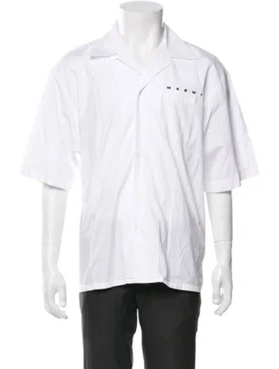 Pre-owned Marni Short Sleeve Shirt In White