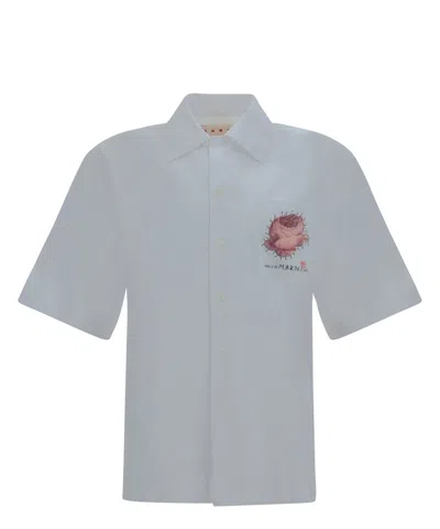 Marni Short Sleeve Shirt In White