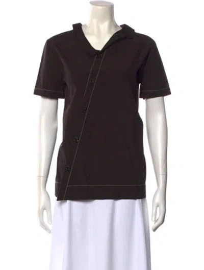 Pre-owned Marni Short Sleeve Sweatshirt In Black