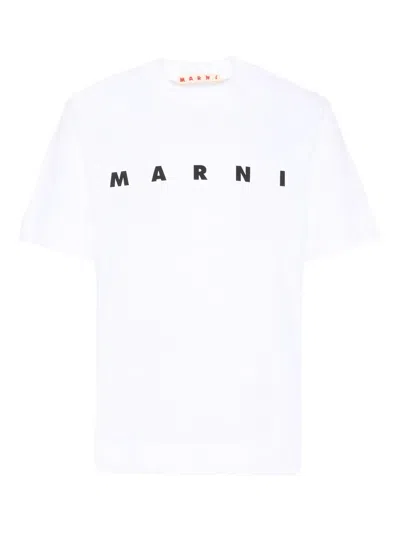 Marni Kids' Short-sleeve T-shirt In White