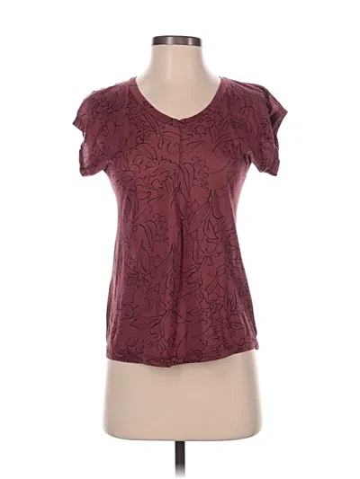 Pre-owned Marni Short Sleeve T-shirt In Burgundy