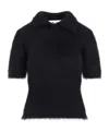 Marni Mohair Polo In Black
