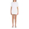Marni Short-sleeved Oversize T-shirt Mini Dress In White