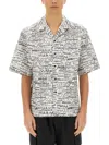Marni Printed Collar Pocket Short Sleeve Shirt
