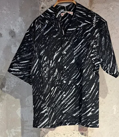 MARNI MARNI GRAPHIC PRINTED SHORT SLEEVED SHIRT