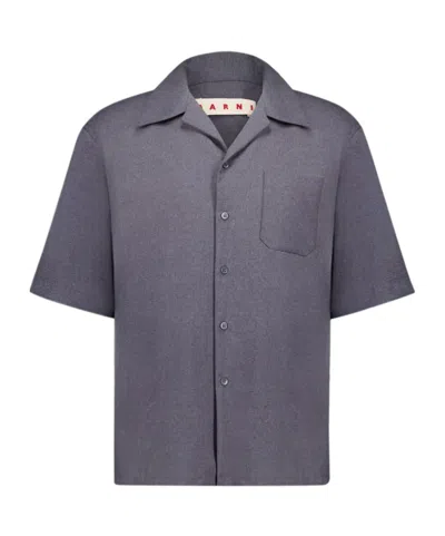 Marni Short-sleeved Shirt In Gray