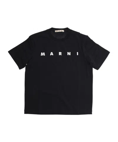 Marni Short-sleeved T-shirt In Black