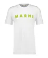 Marni Short-sleeve Cotton T-shirt In White