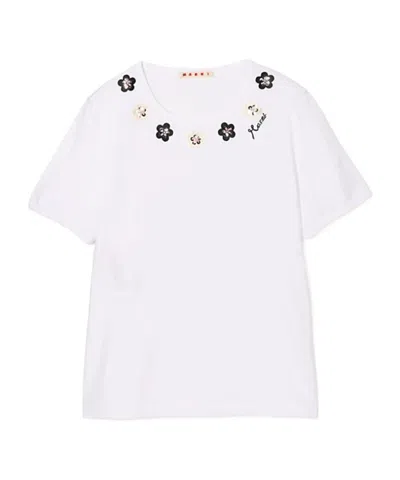 Marni Short-sleeved T-shirt In White