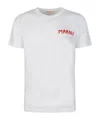 Marni Logo Patch Crewneck T-shirt In White