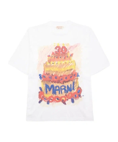 Marni Short-sleeved T-shirt In White