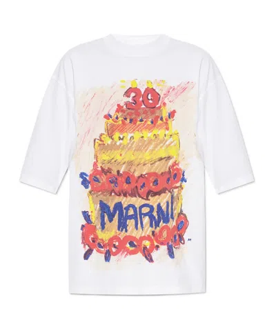 Marni Short-sleeved T-shirt In White