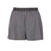 Marni Pleated Shorts With Branded Band In Multicolor