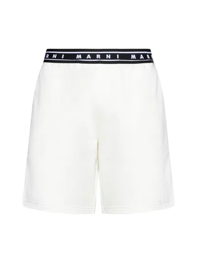 Marni Shorts In Natural White
