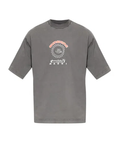 Marni Graphic-print T-shirt In Animal Print
