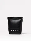 Marni Men's Shoulder Bag With Logo In Black