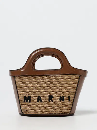 Marni Shoulder Bag  Woman Color Beige In Brown