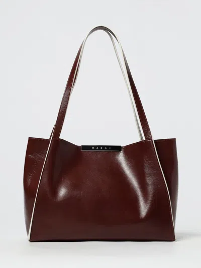 Marni Shoulder Bag  Woman Color Burgundy