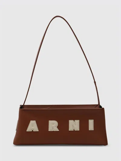 Marni Shoulder Bag  Woman Color Ivory In Brown
