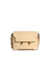 Marni Mini Shoulder Bag Gold-tone Hardware In White