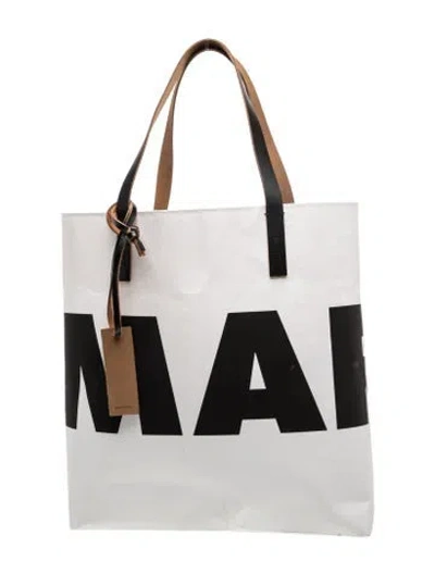 Pre-owned Marni Shoulder Bag In White