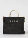 Marni Tote Bag Woman Color Black In Pink