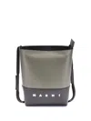 Marni Men Colorblock Shoulder Bag In Gray