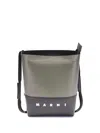 Marni Men Colorblock Shoulder Bag In Gray