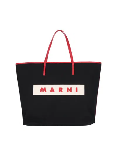 Marni Shoulder Bags In Black