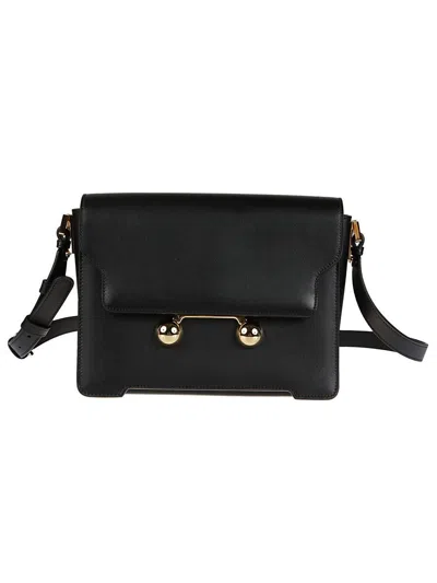 Marni Trunkaroo Medium Bag In Black