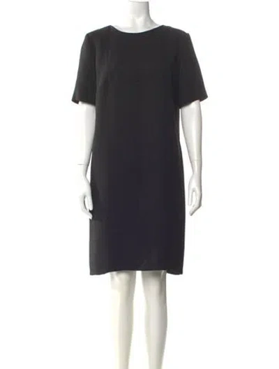 Pre-owned Marni Silk Knee-length Dress In Black