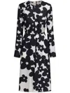 Marni Women's Dilles Print Silk Dress In Black