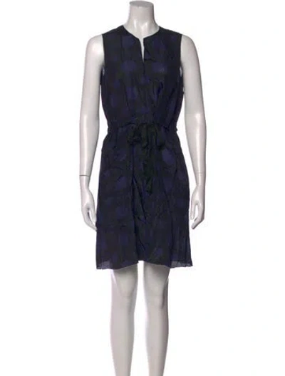 Pre-owned Marni Silk Mini Dress In Black