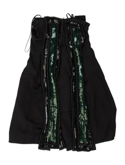Pre-owned Marni Silk Mini Dress In Black