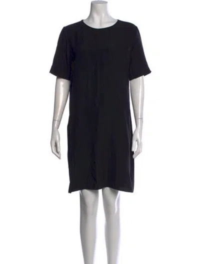 Pre-owned Marni Silk Mini Dress In Black