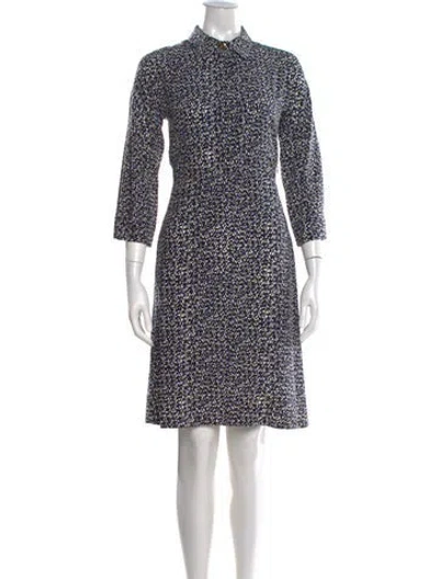 Pre-owned Marni Silk Mini Dress In Multi
