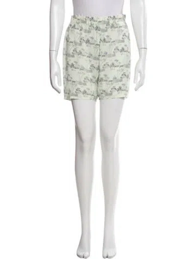 Pre-owned Marni Silk Mini Shorts In Multi