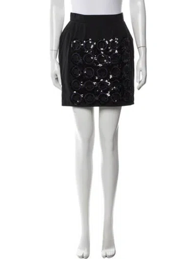 Pre-owned Marni Silk Mini Skirt In White