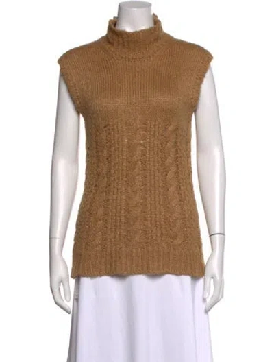 Pre-owned Marni Silk Patterned Sweater In Neutrals