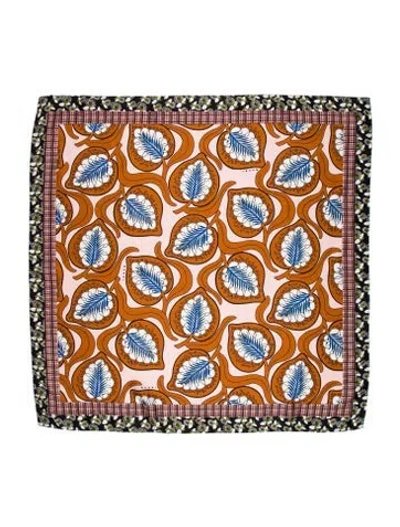 Pre-owned Marni Silk Printed Scarf W/ Tags In Multi