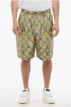 Marni Silk Saraband Shorts With Elastic Waistband