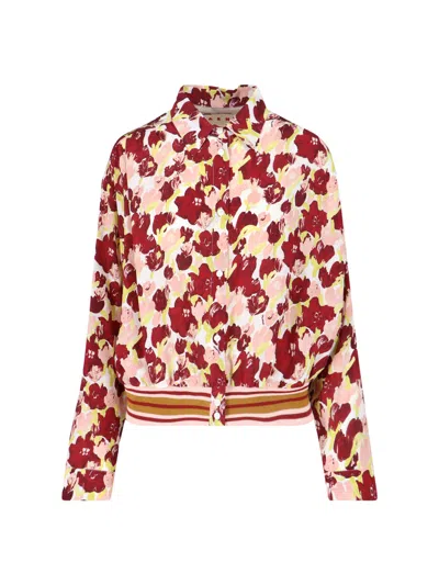 Marni Silk Shirt For Women In Multi