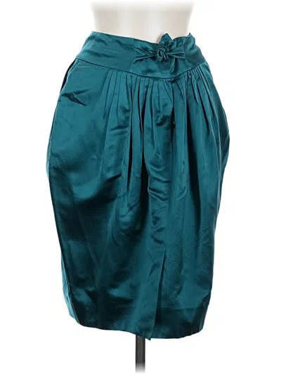 Pre-owned Marni Silk Skirt In Blue