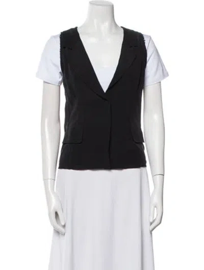 Pre-owned Marni Silk Vest In Black