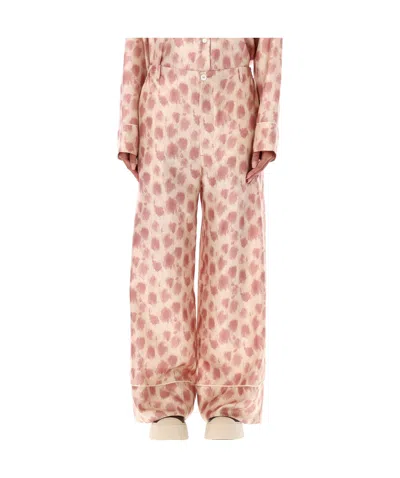 MARNI MARNI ABSTRACT PRINTED WIDE-LEG TROUSERS