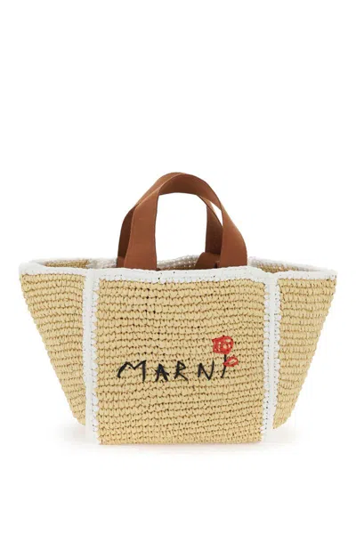 Marni Sillo Tote Bag In Brown