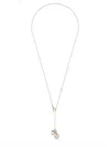 Marni Link Chain Pendant Necklace Polished Finish In Gold